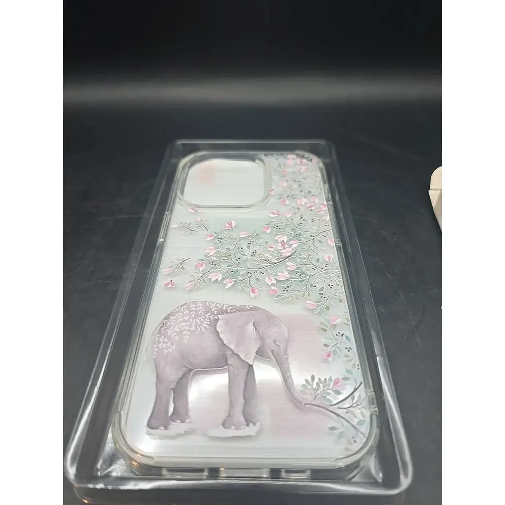 Iphone 14 Pro Max‎ Shockproof Case Cute Elephant With Screen Protector